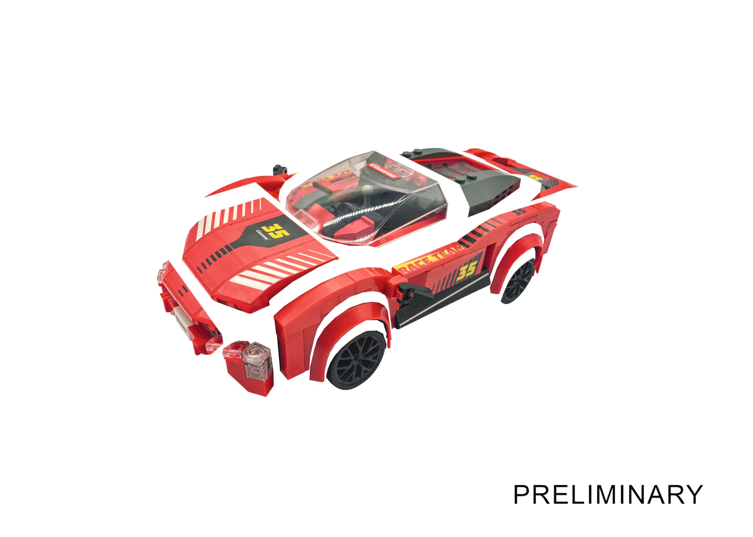 CARRERA 370200010 – RC Construction Racer mit 318 Bausteinen & 2,4GHz