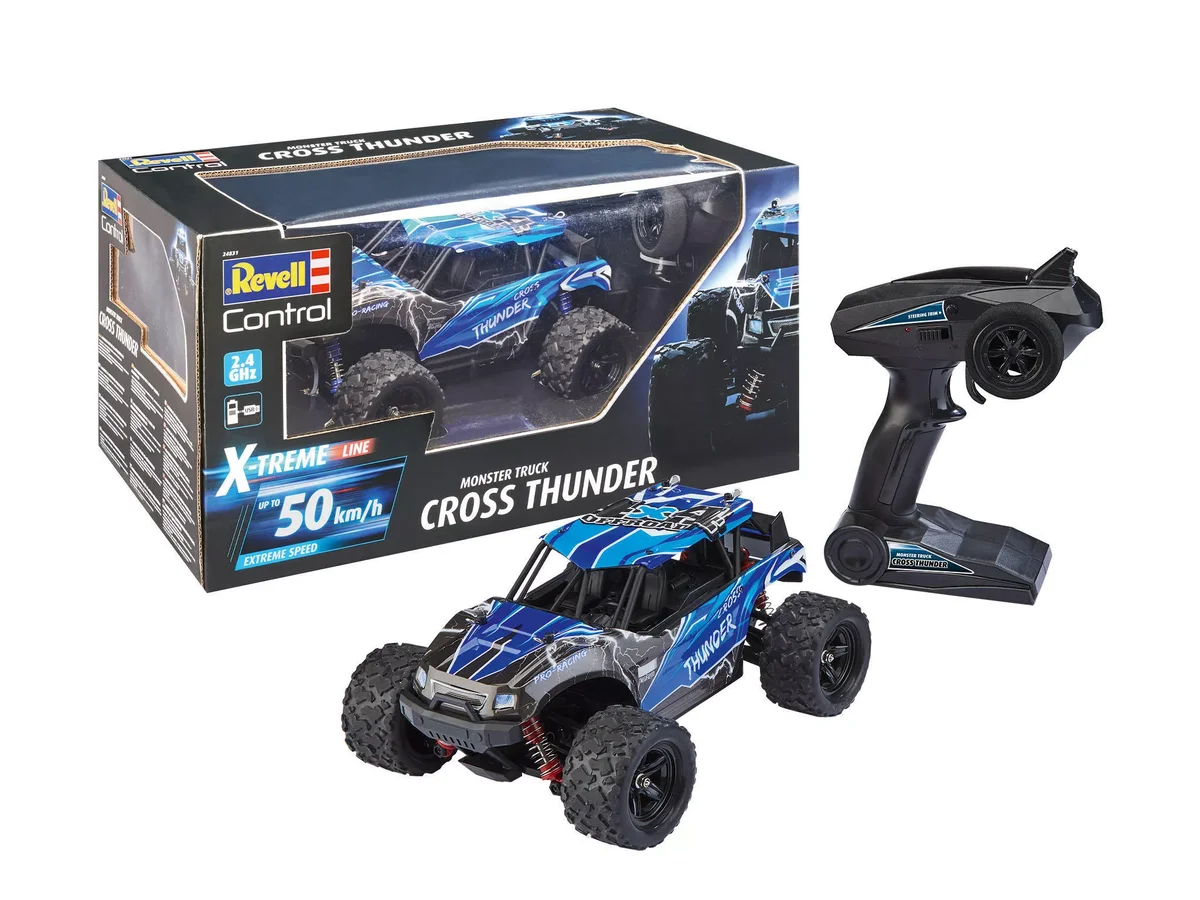 Revell_24831_RC_X-TREME_Monster_Truck_\"Cross_Thunder\"_Revell_Control_Ferngesteuertes_Auto