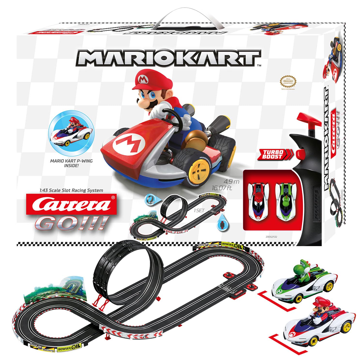 CARRERA 20062532 – GO!!! Mario Kart P-Wing Rennbahn