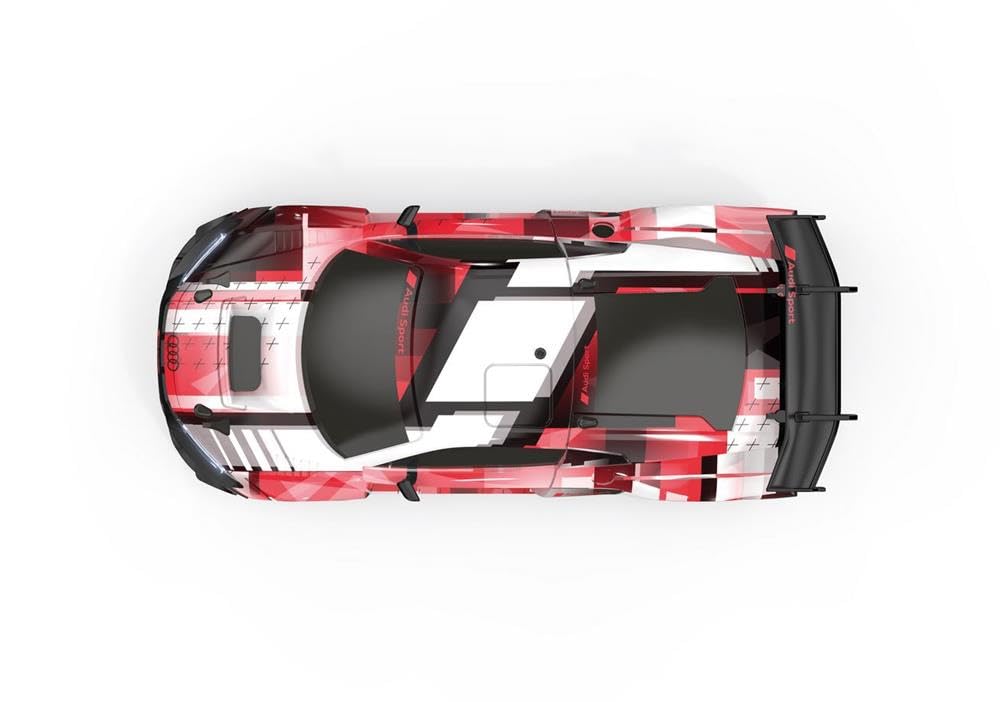 CARRERA 370160148 – RC Audi R8 LMS GT3 evo II Steam mit Licht, Allrad & Dampffunktion