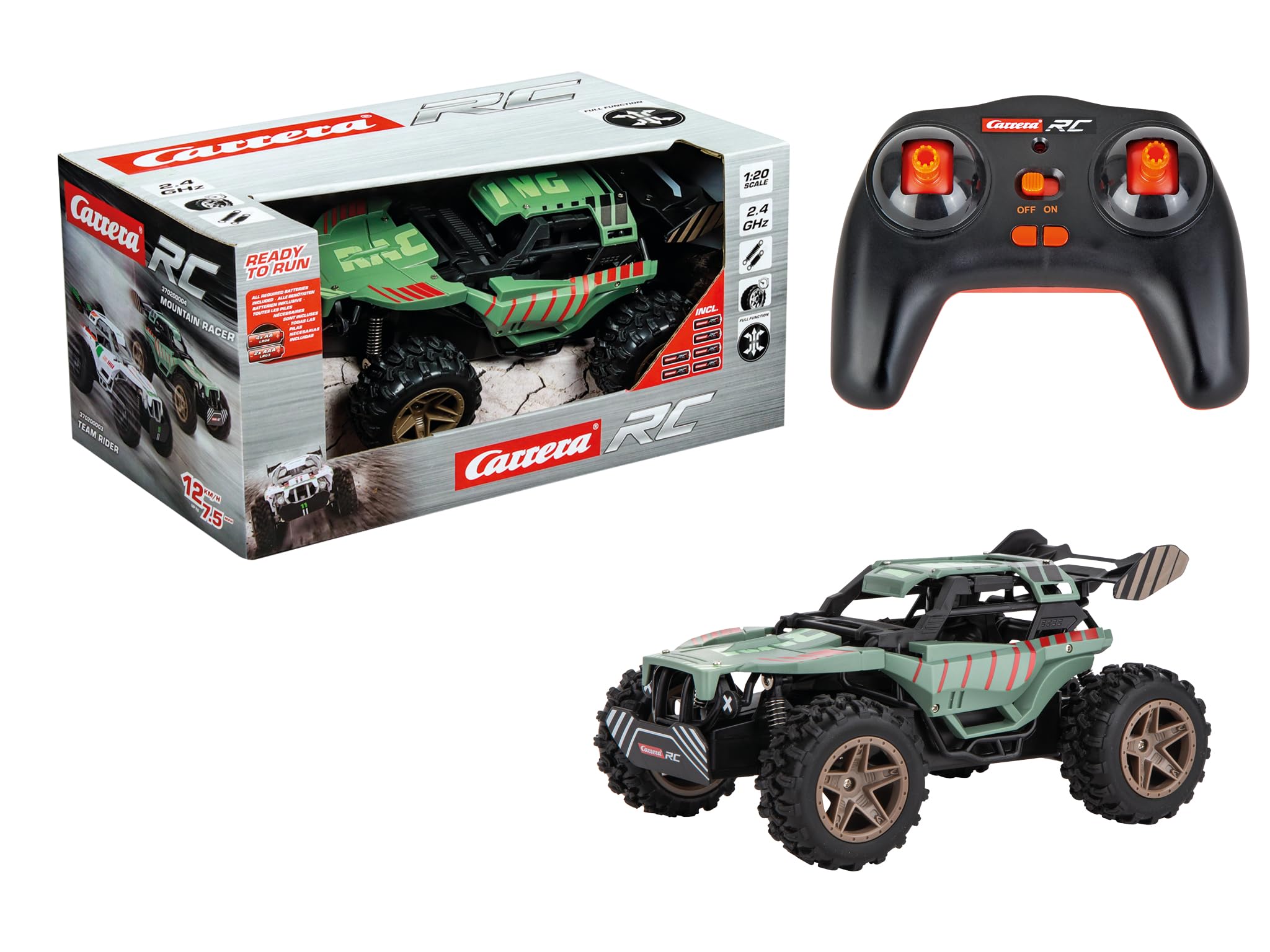 CARRERA 370200004 – RC Mountain Racer 2,4GHz mit Vollfederung
