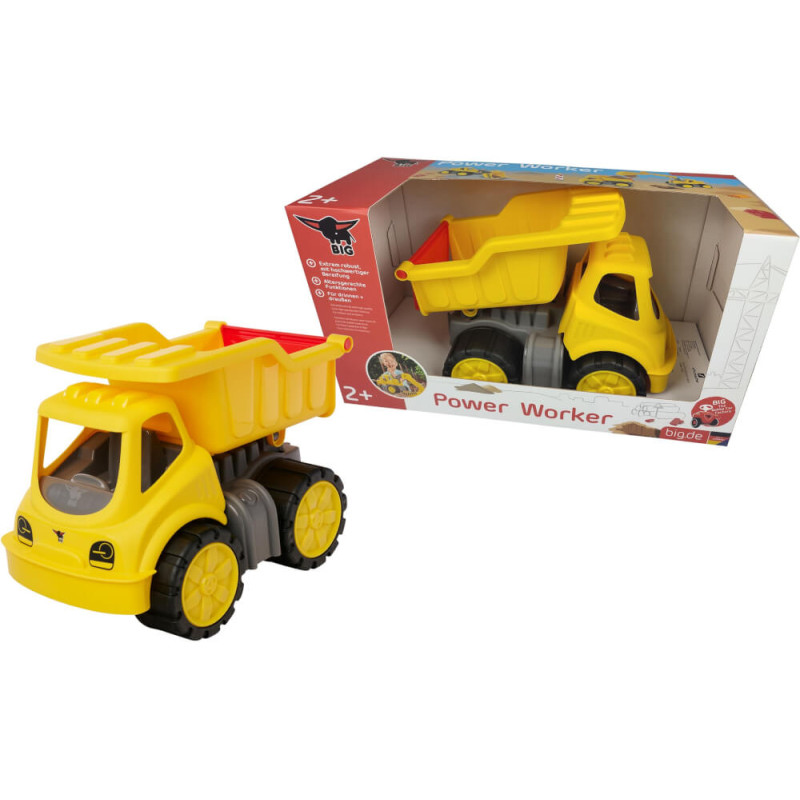 BIG Power Worker Classic Kipper – Kipplastwagen für Kinder ab 2 Jahren