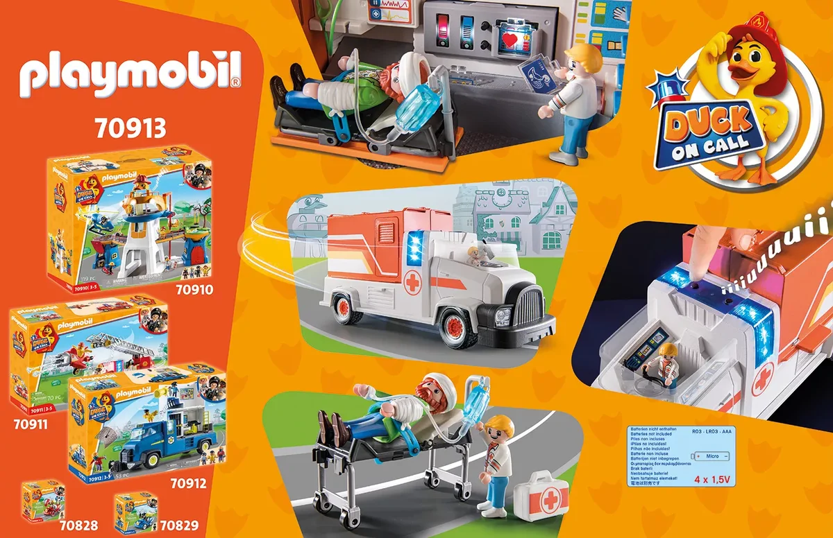 PLAYMOBIL 70913 DUCK ON CALL - Notarzt Truck