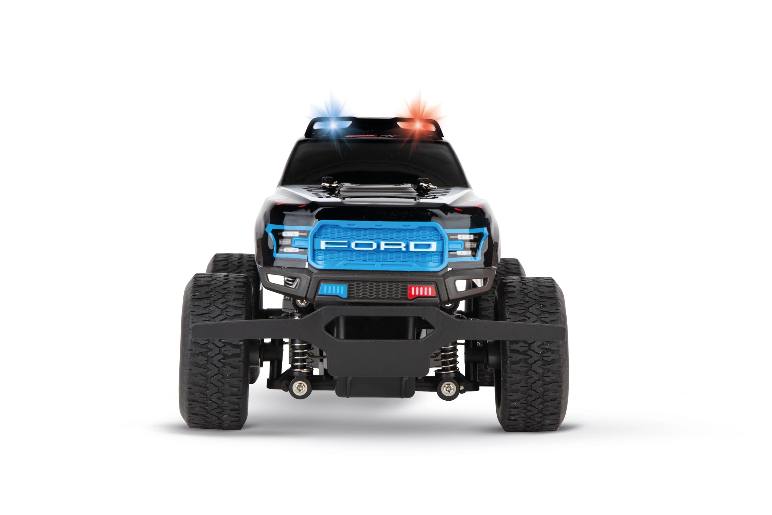 CARRERA 370182024 – RC Ford F-150 Raptor Police mit Licht, Allrad & Metallgetriebe