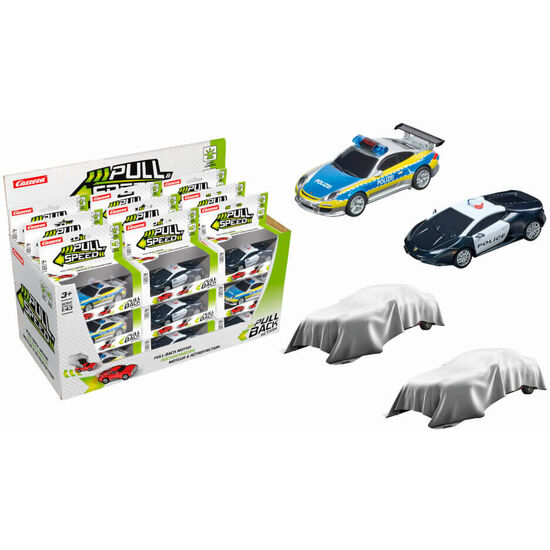 CARRERA 15817076 – PULL&SPEED Polizei Display mit Licht & Sound