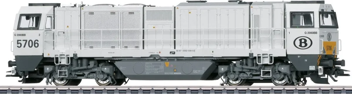 MÄRKLIN_37297_H0_Diesellokomotive_Vossloh_G_2000_BB_"B"_SNCB_5706
