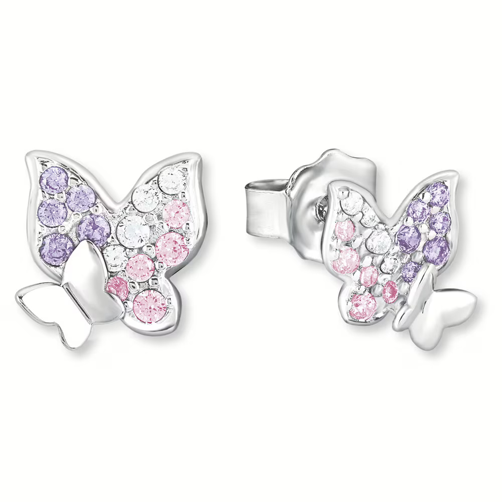 Lillifee 2037624 Ohrschmuck, 925er Sterling Silber, Schmett